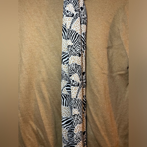 J. Crew Sweater with Zebra Scarf - Picture 5 of 6